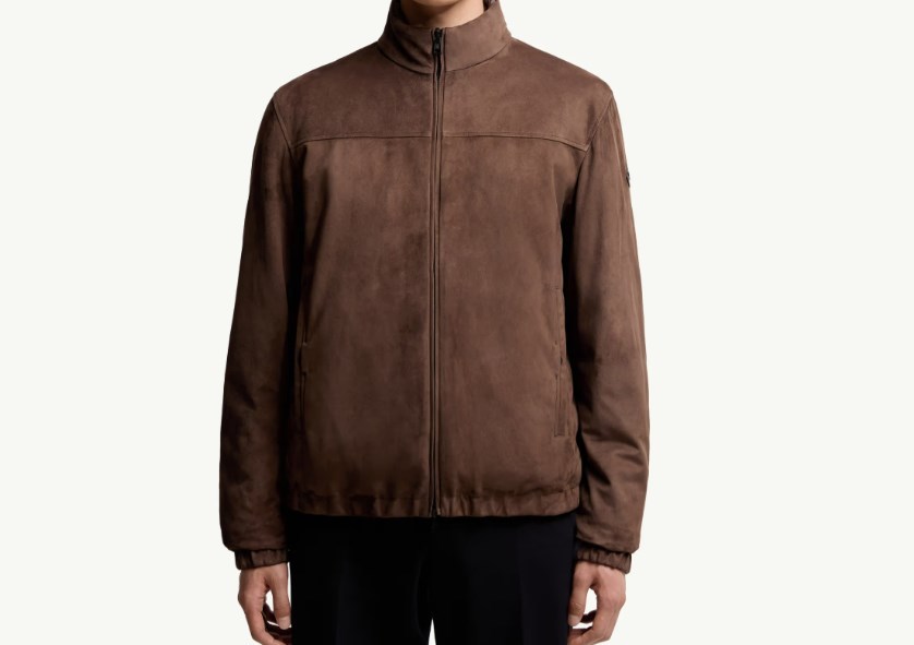 Moncler Cernay Reversible Short Down Jacket In Brown