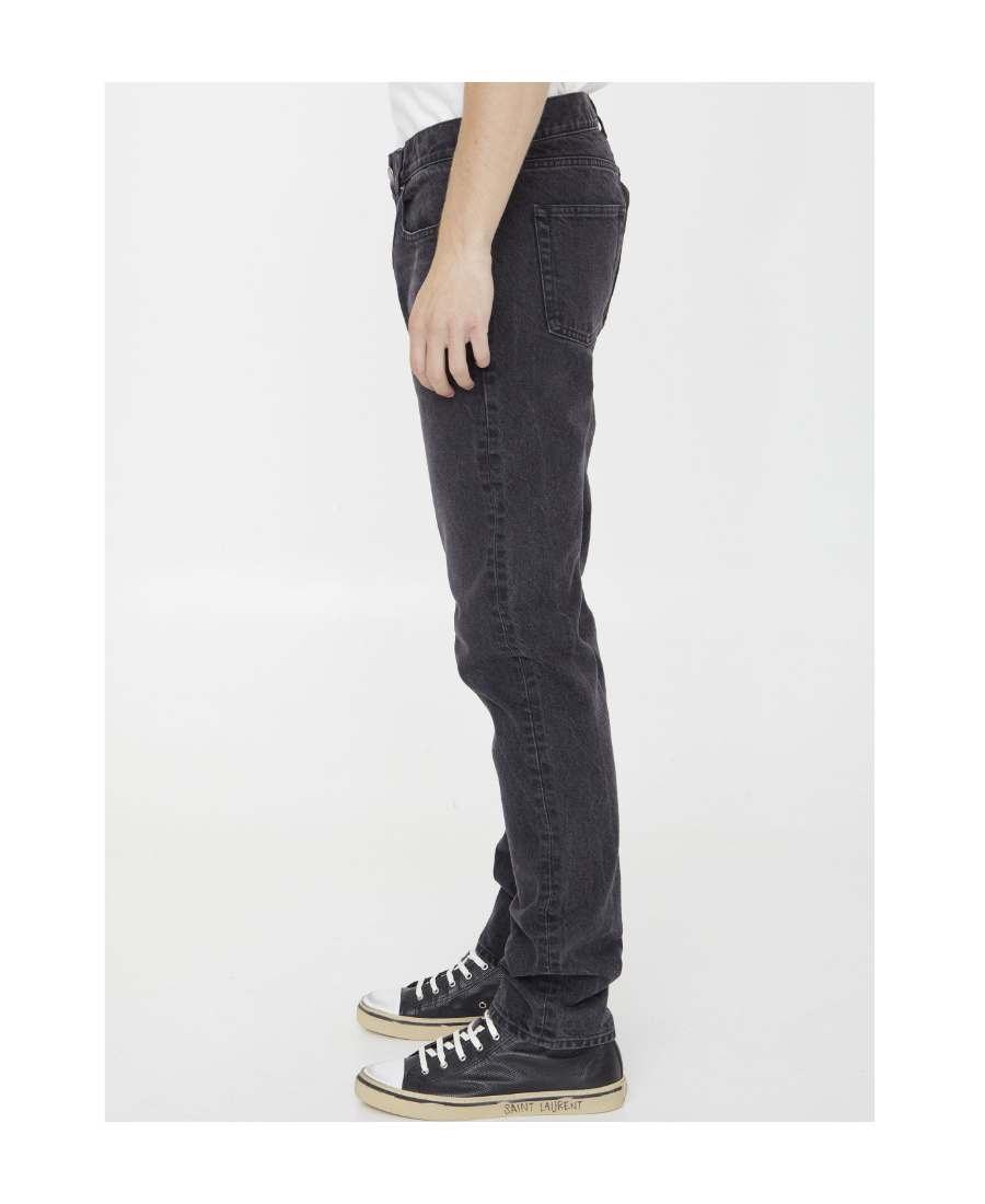 SAINT LAURENT SAINT LAURENT BUTTON DETAILED SLIM FIT JEANS