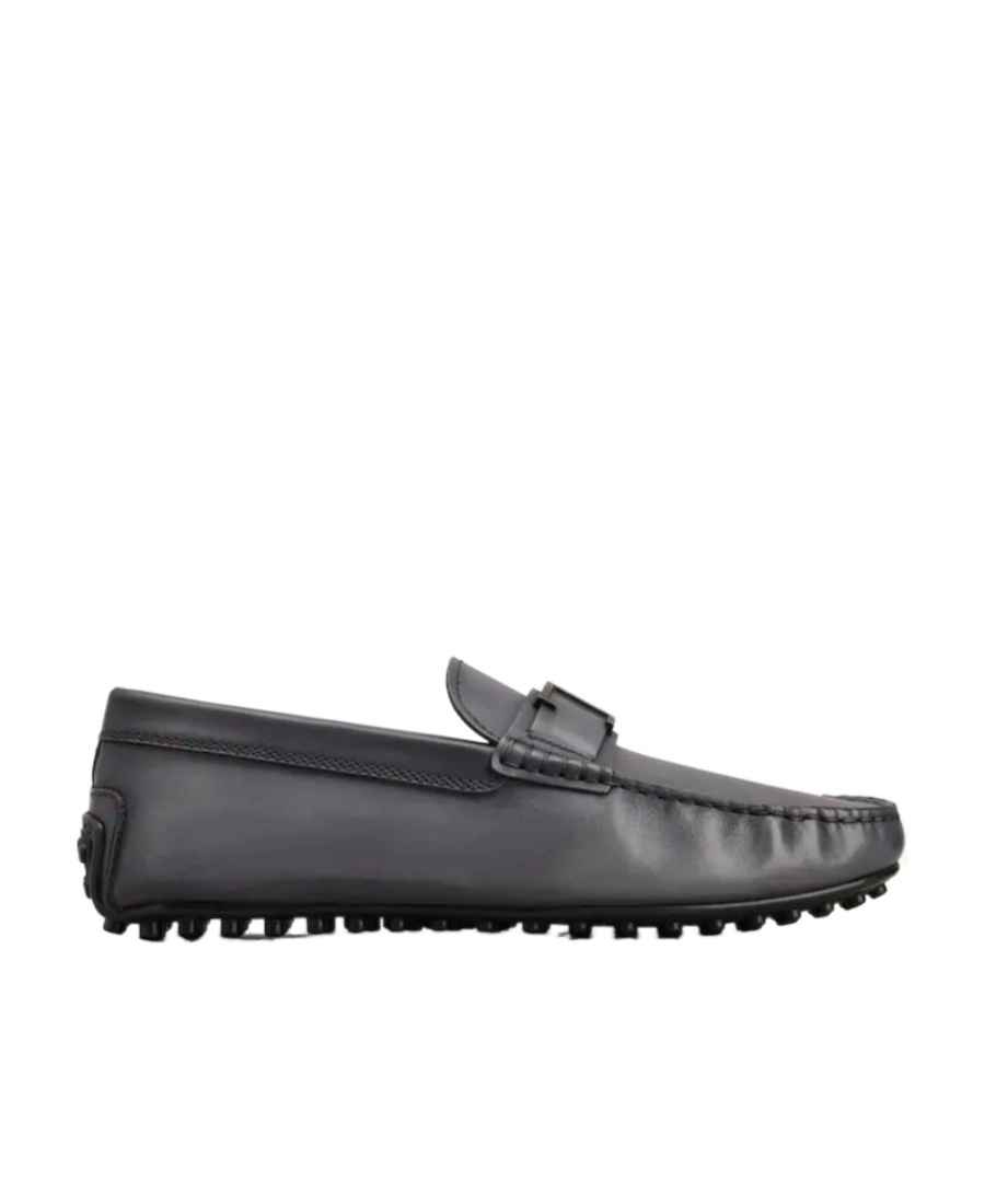 TOD'S TOD'S CITY ALMOND-TOE LOAFERS