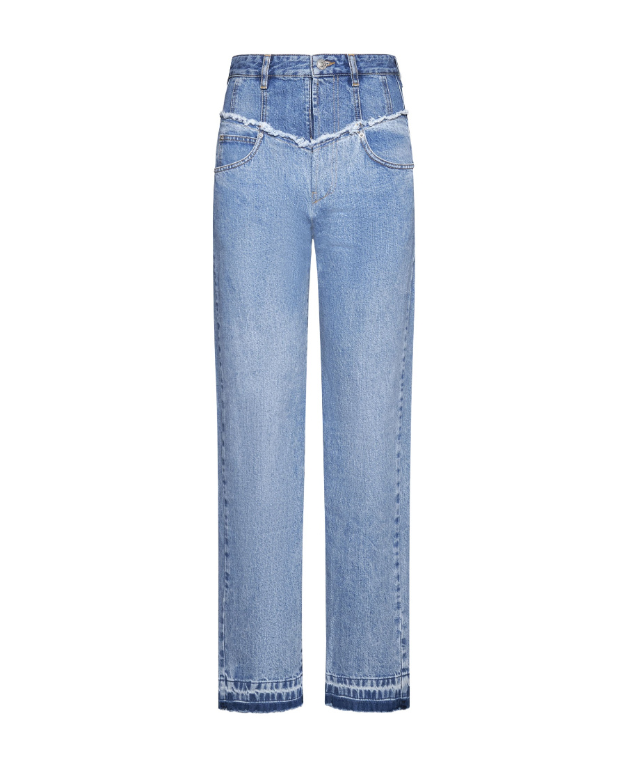 Isabel Marant Noemie High-waisted Denim Jeans In Blue