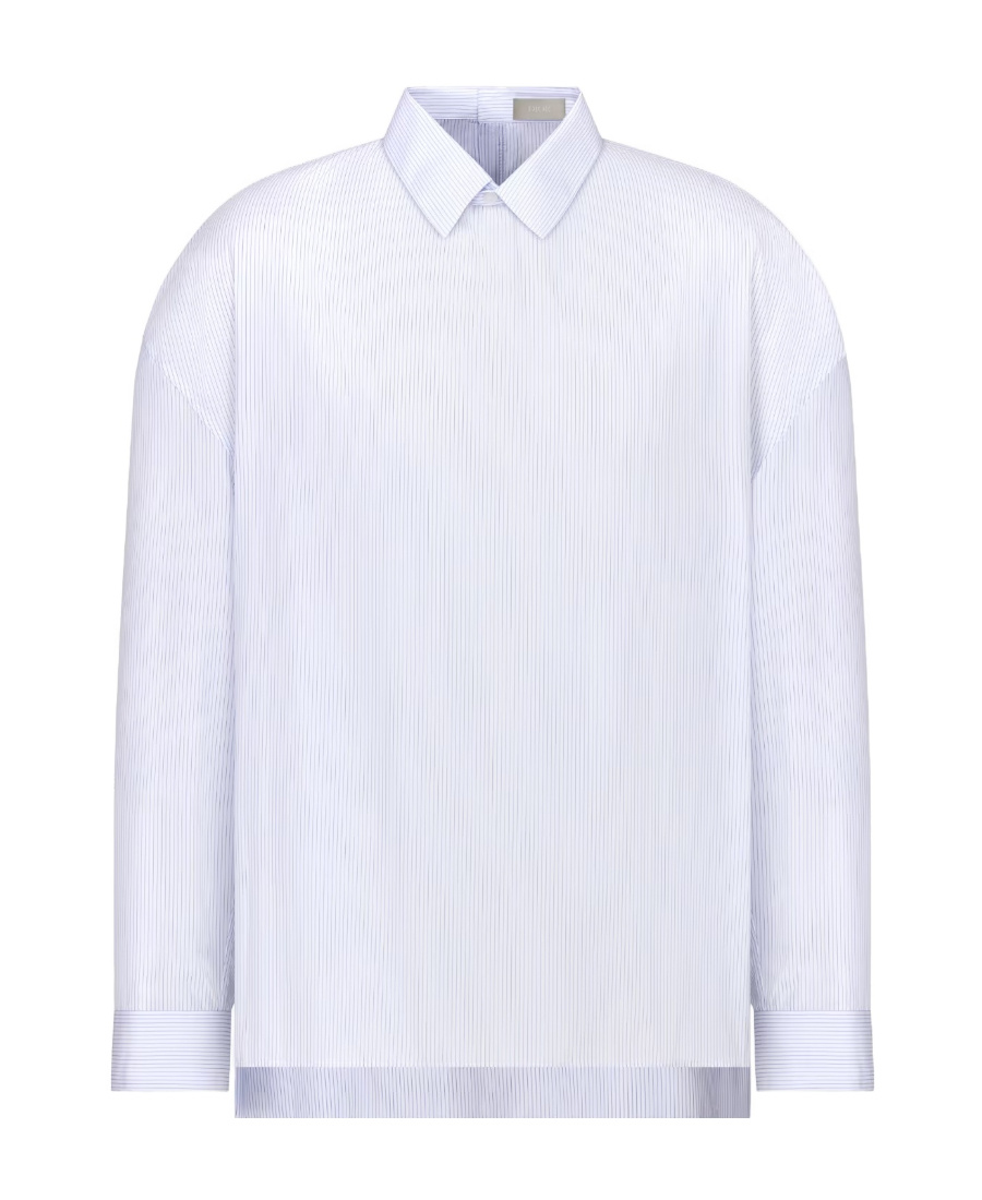 Dior Striped Shirt With Details In White