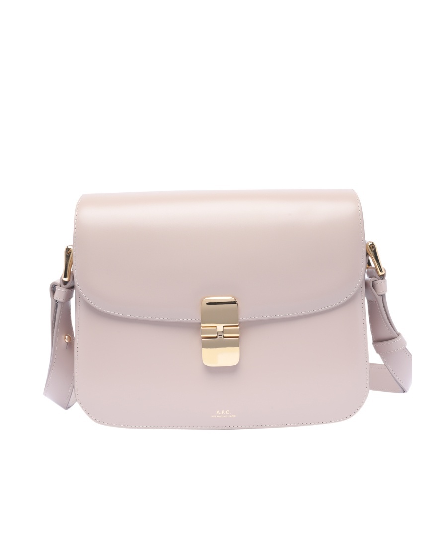 Apc A.p.c. Grace Foldover Shoulder Bag In Pink
