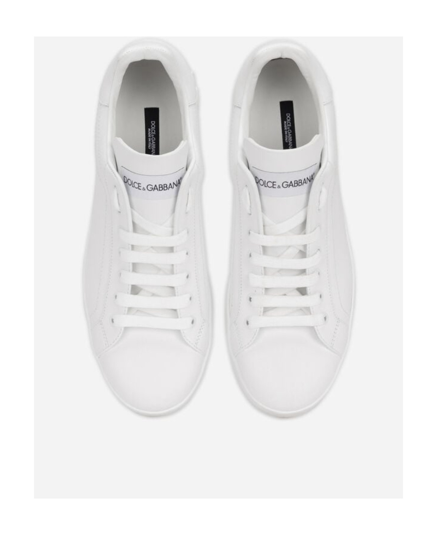 Dolce & Gabbana Dolce&gabbana Portofino White Low Trainer In White