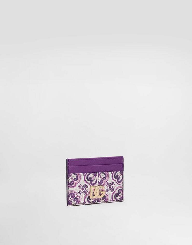 Dolce & Gabbana Dolce Gabbana Majolica-printed Card Holder