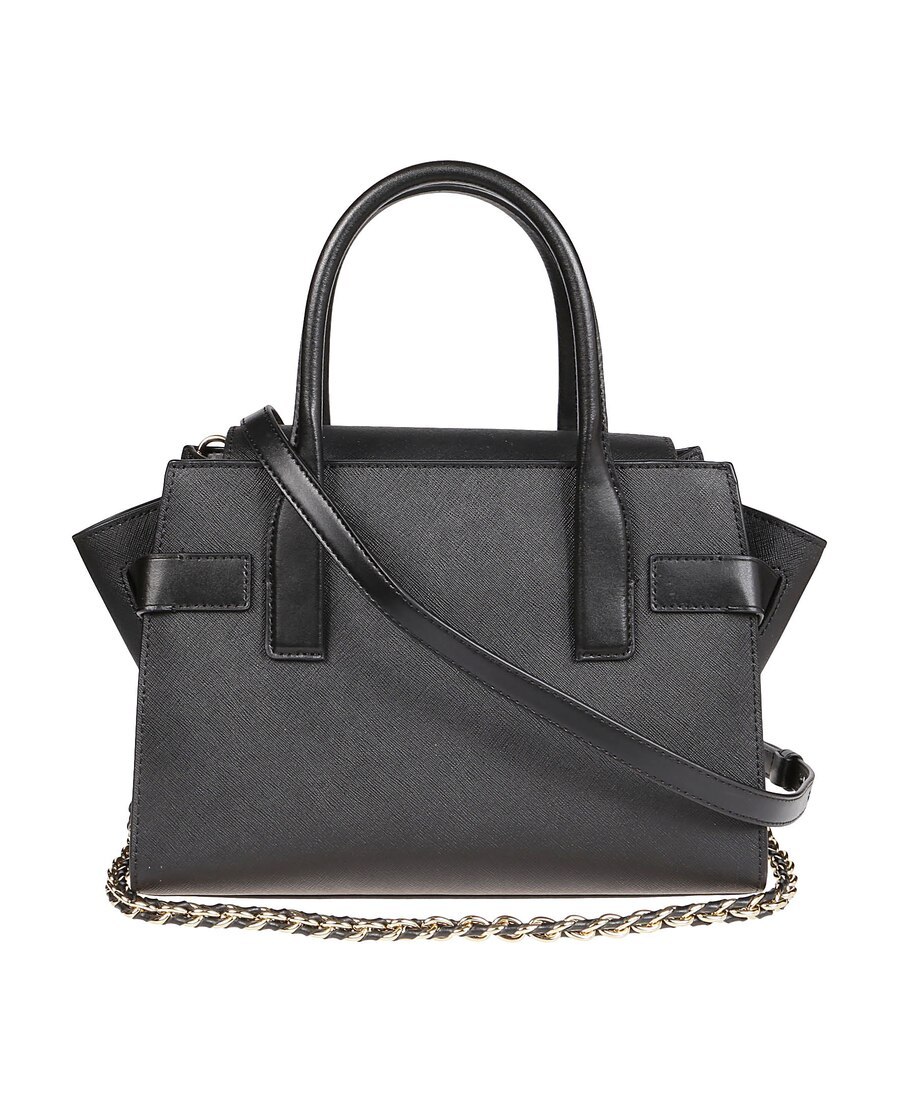 Michael Michael Kors Small Carmen Belted Satchel In Black