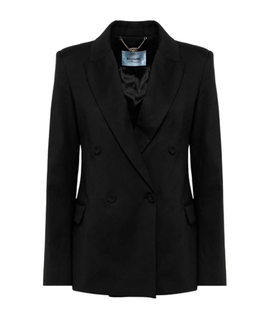 Blugirl Long-sleeved Suit Jacket In Black