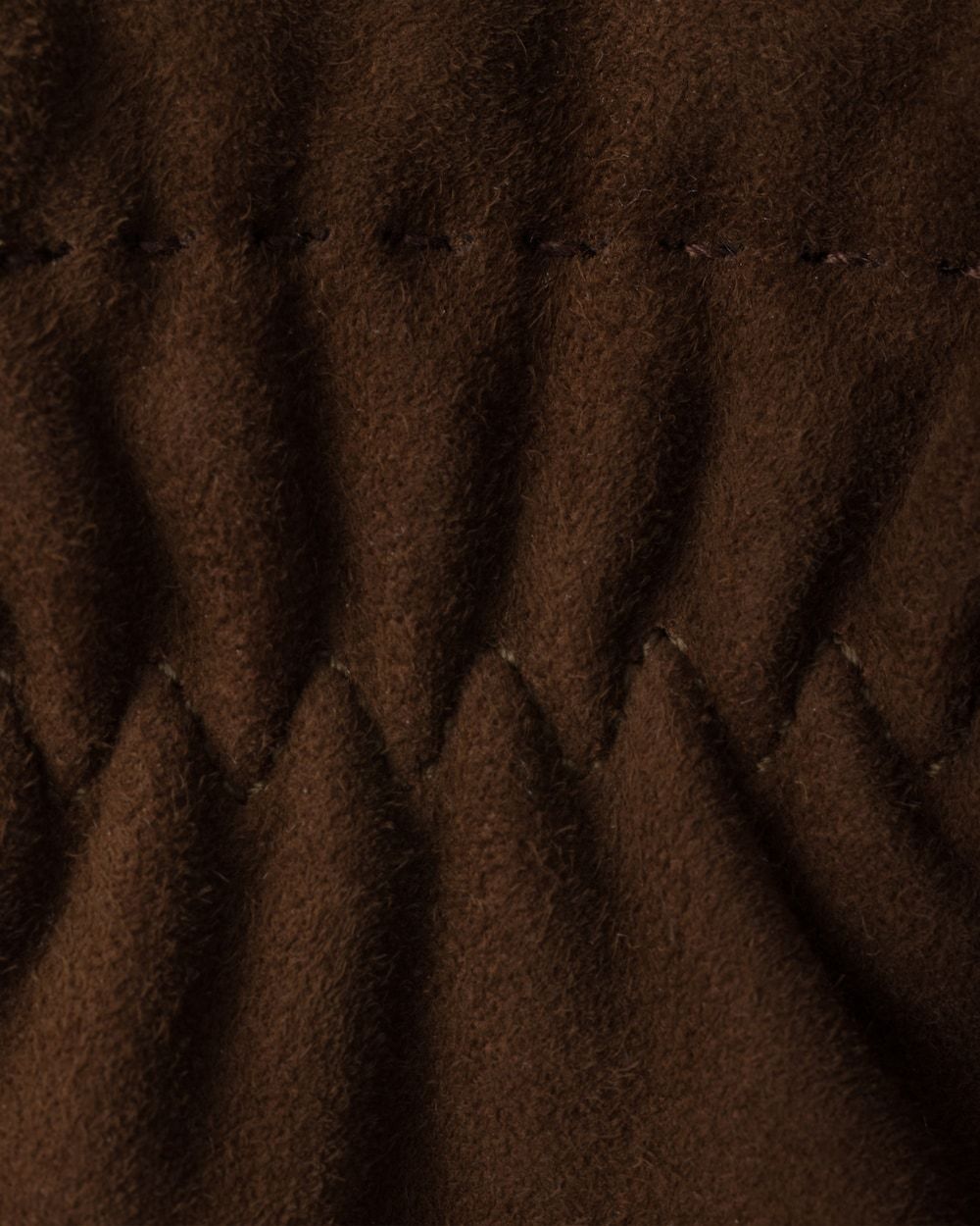 Prada Suede Gloves In Brown