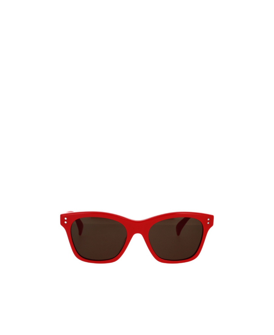 Kenzo Logo Logo Sunglasses In Red