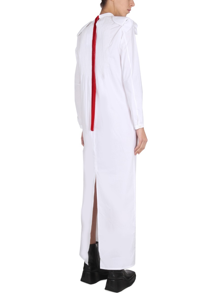 RAF SIMONS RAF SIMONS PLEATED SHIRT DRESS