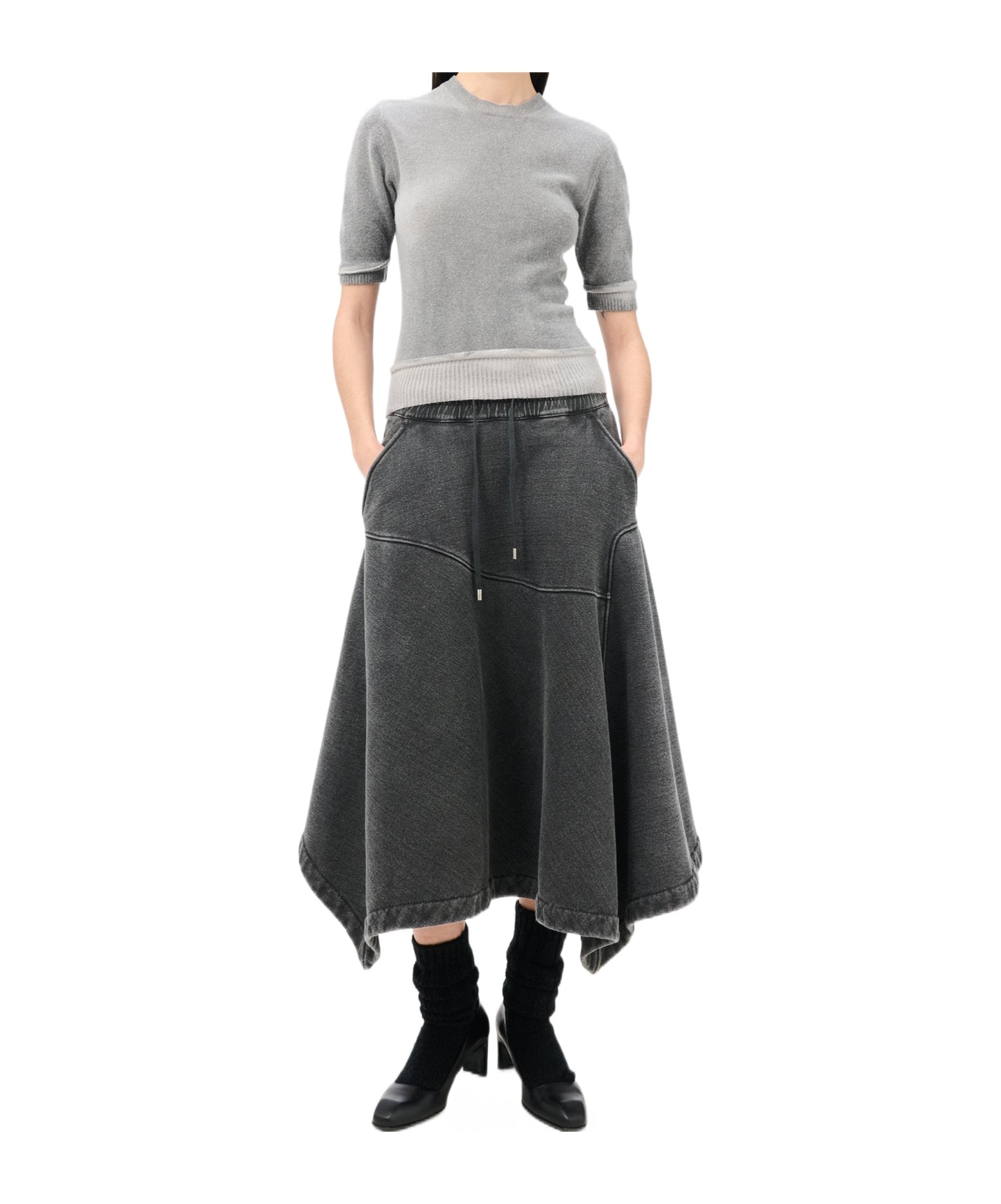 Our Legacy Grey Spray Dye Cherub Wool In Gray