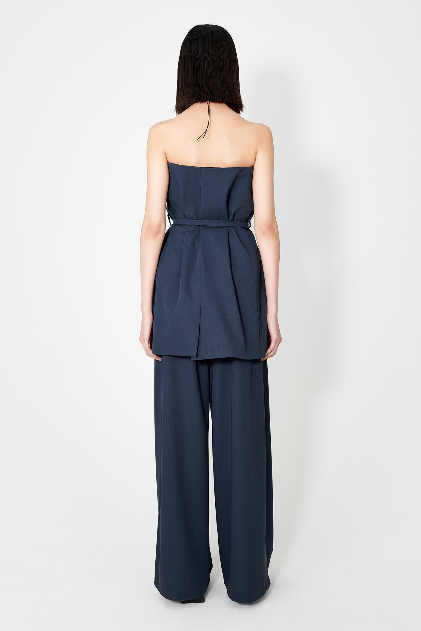 Our Legacy Off-shoulder Suit Top In Black