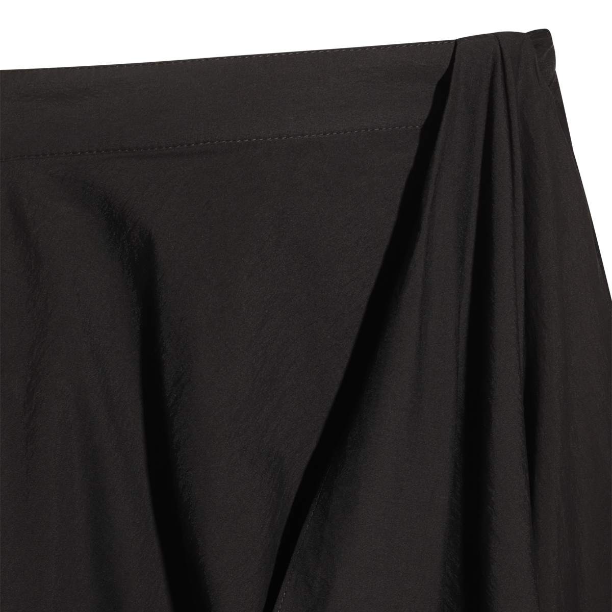 Brunello Cucinelli Asymmetrical Skirt In Black