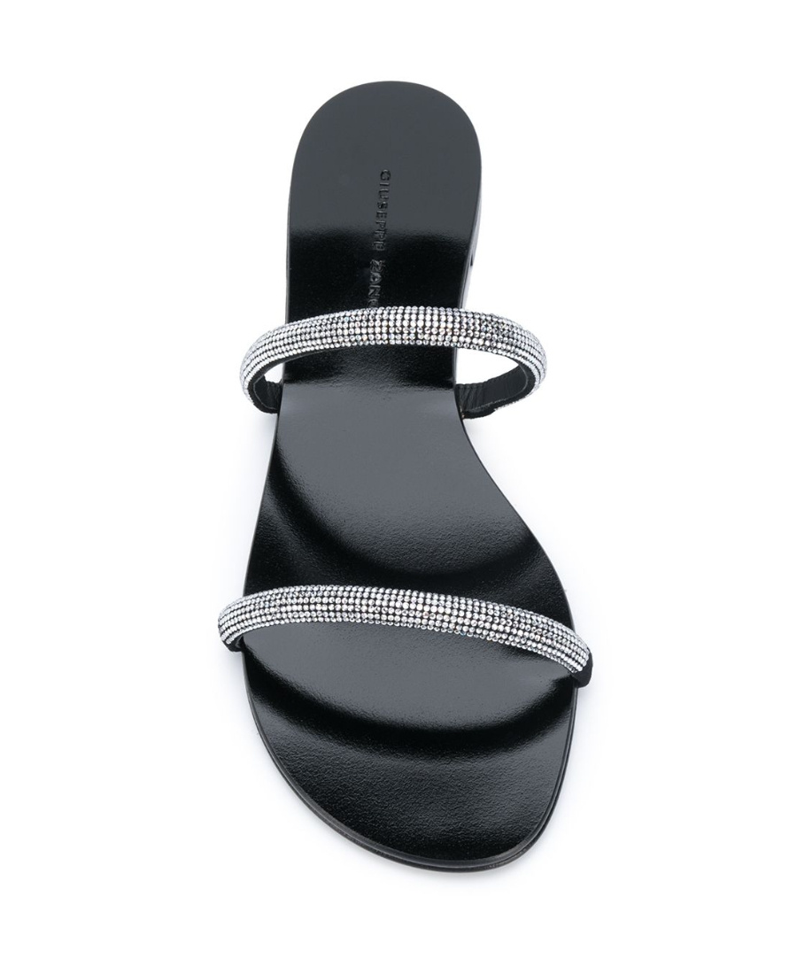 Giuseppe Zanotti Water Drill Inlaid Flip-flop In White