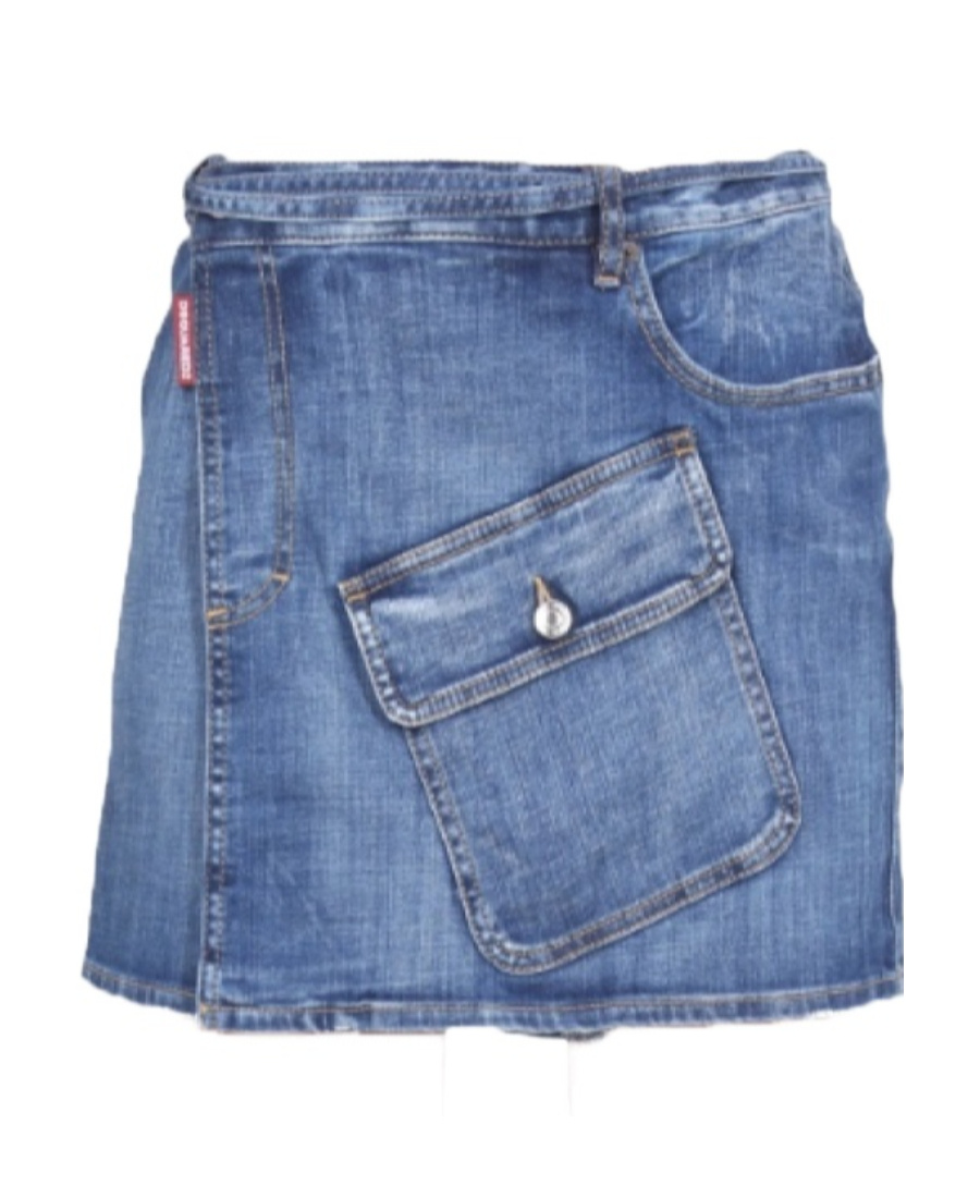 Dsquared2 Dsquared Women Skirt With Pocket In Blue