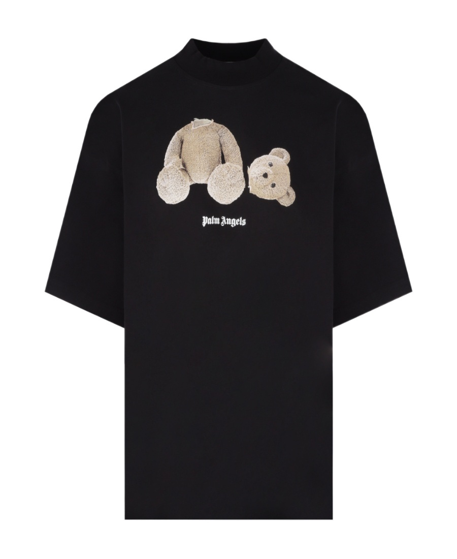 PALM ANGELS LOGO-PRINT SHORT-SLEEVE T-SHIRT