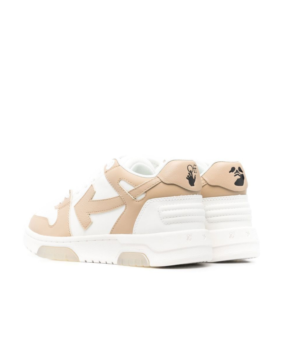Off-white Out Of Office Low-top Sneakers In Nude