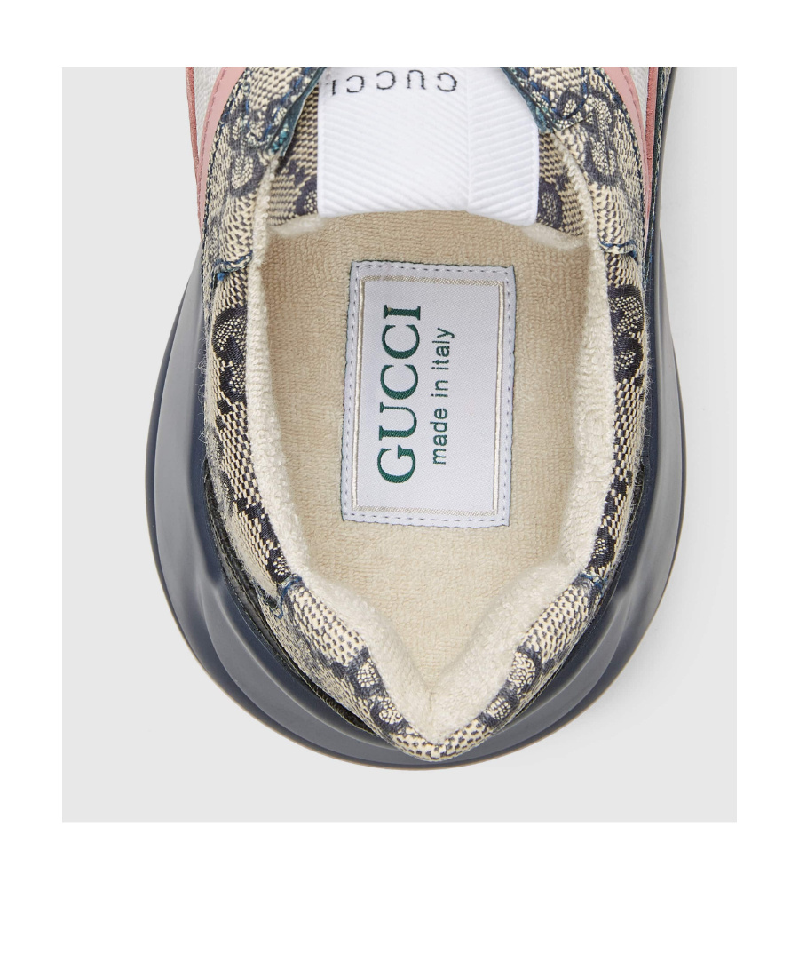 Gucci Gg Supreme Rhyton Sneakers In Multicolor