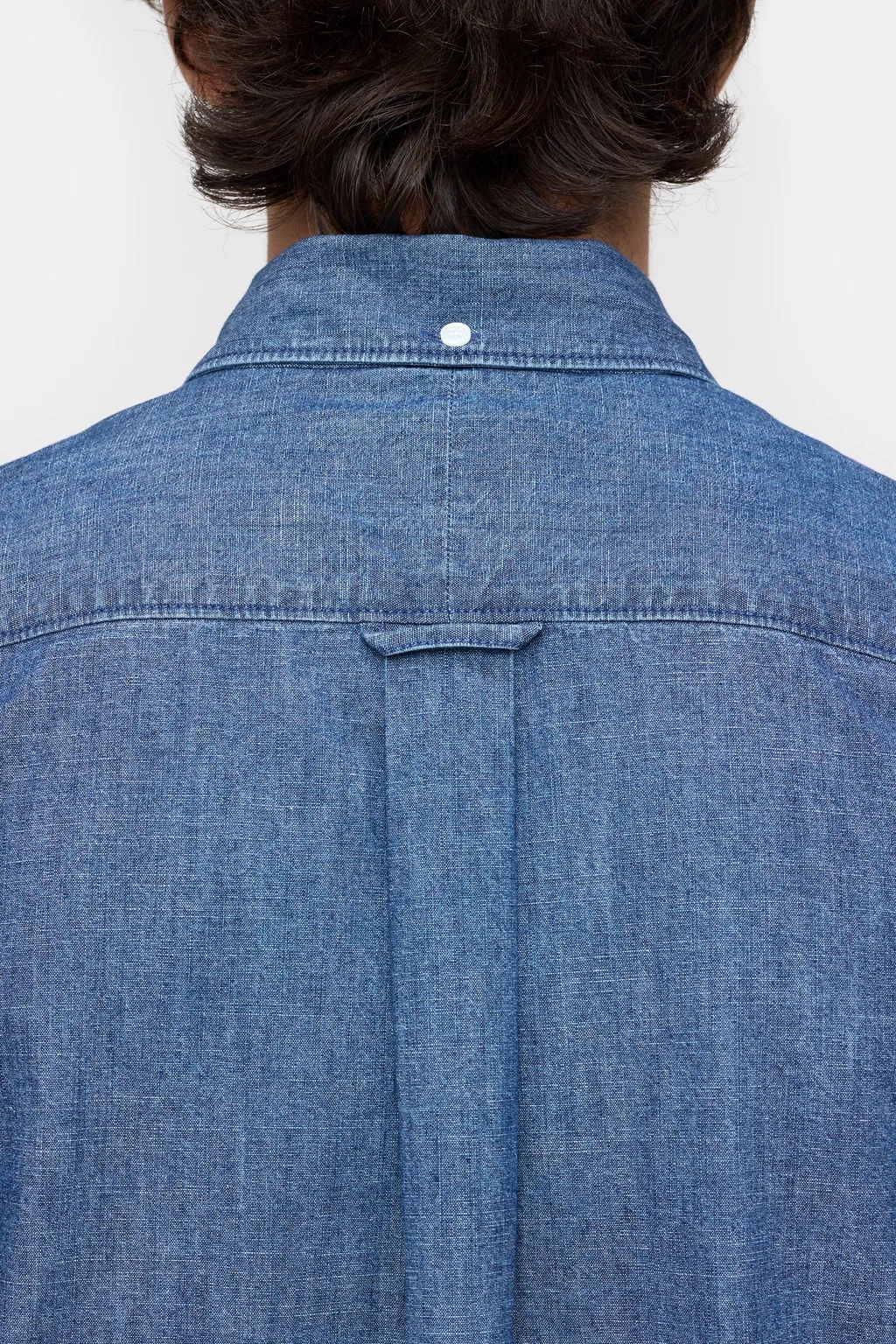 Closed Button-up Shirt In Blue