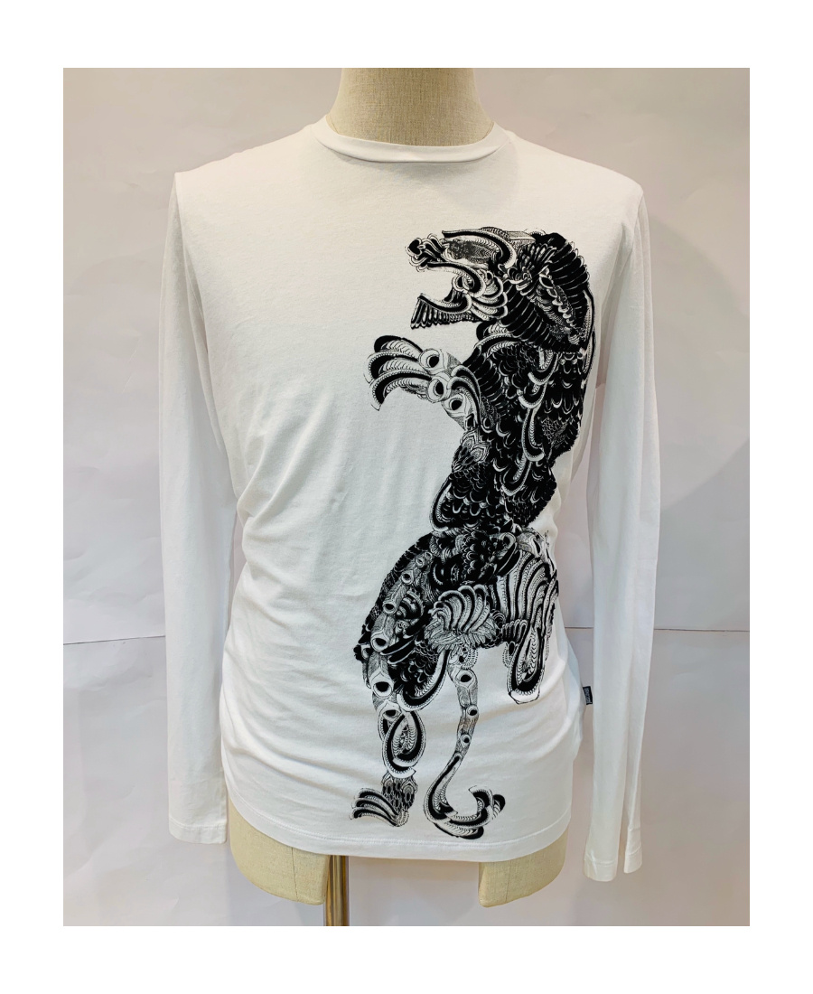 Just Cavalli Pattern Printed T-shirt In Gray