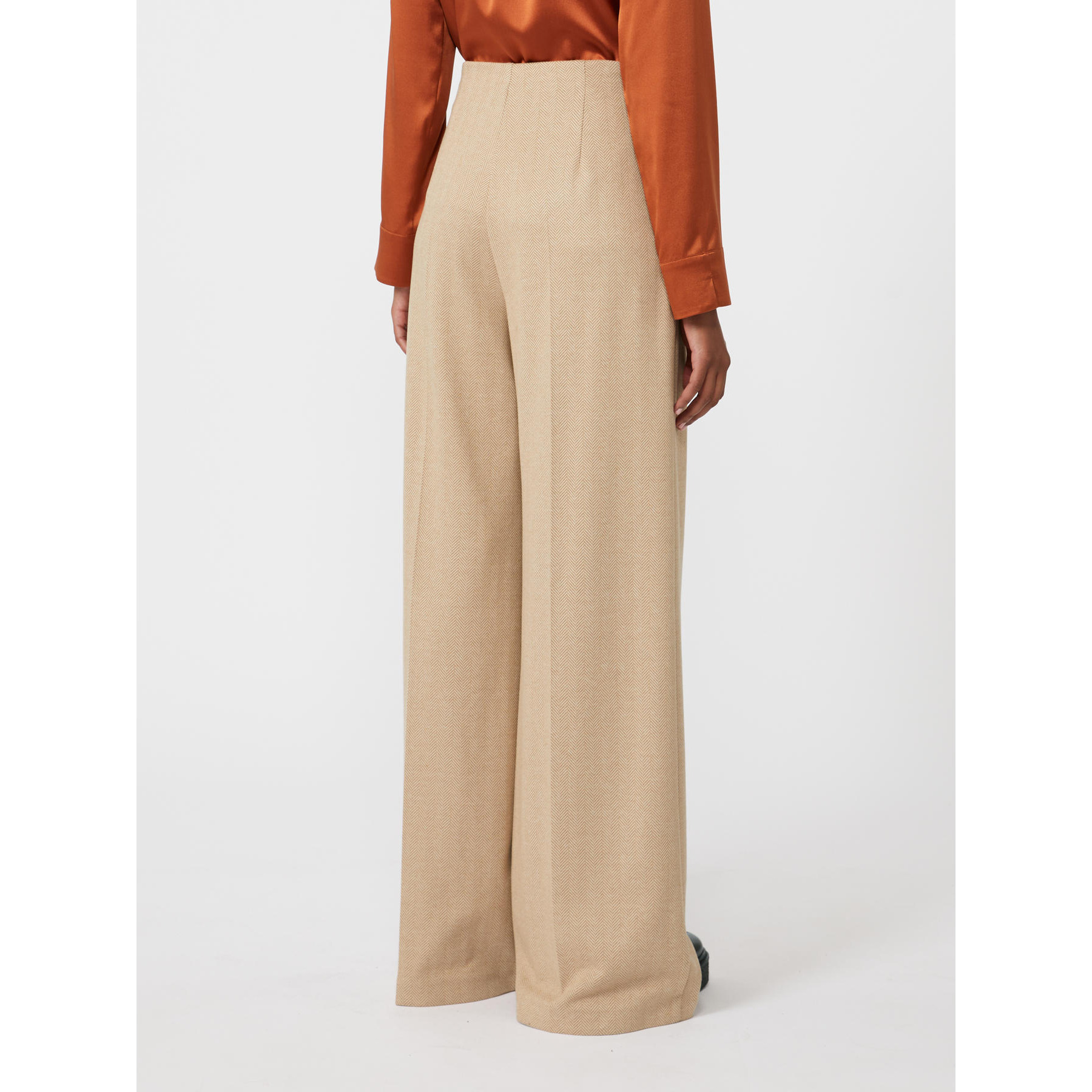 Max Mara Pleated Casual Pants In Neutral