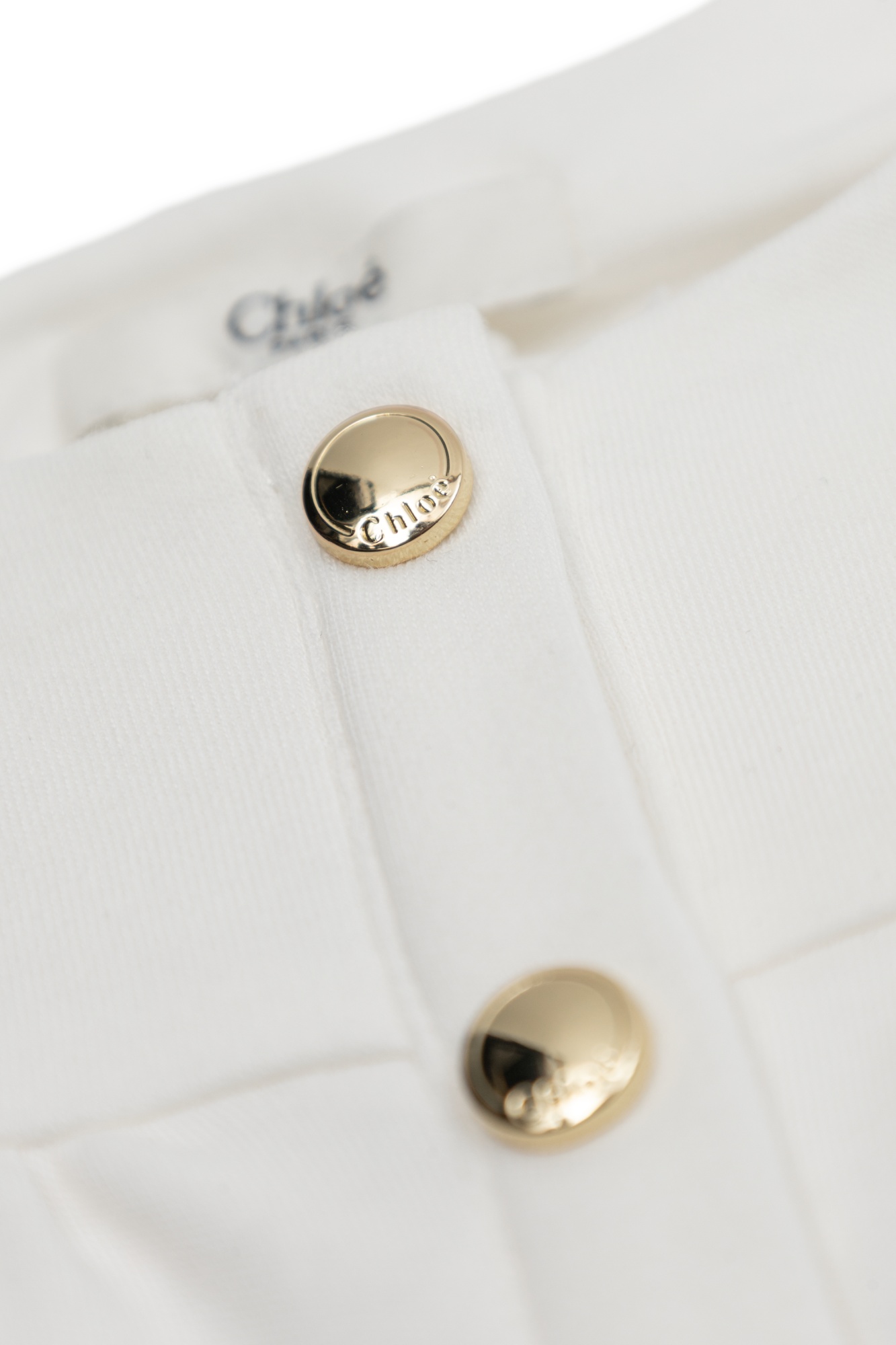 Chloé Kids Ruffled Regular Fit Romper In White