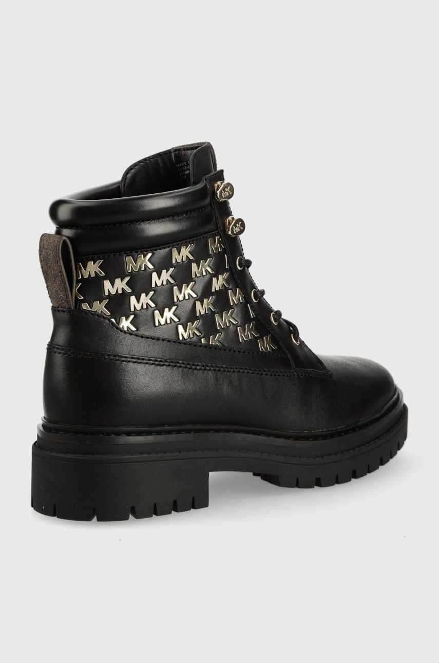 MICHAEL KORS MICHAEL KORS MONOGRAM LACE-UP BOOTS