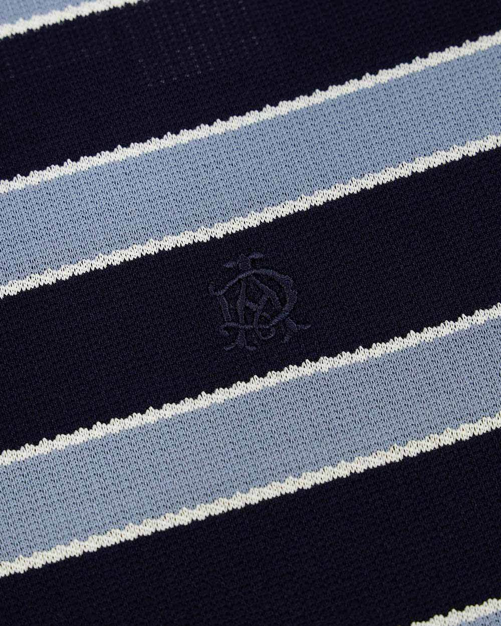 DUNHILL STRIPED POLO SHIRT 