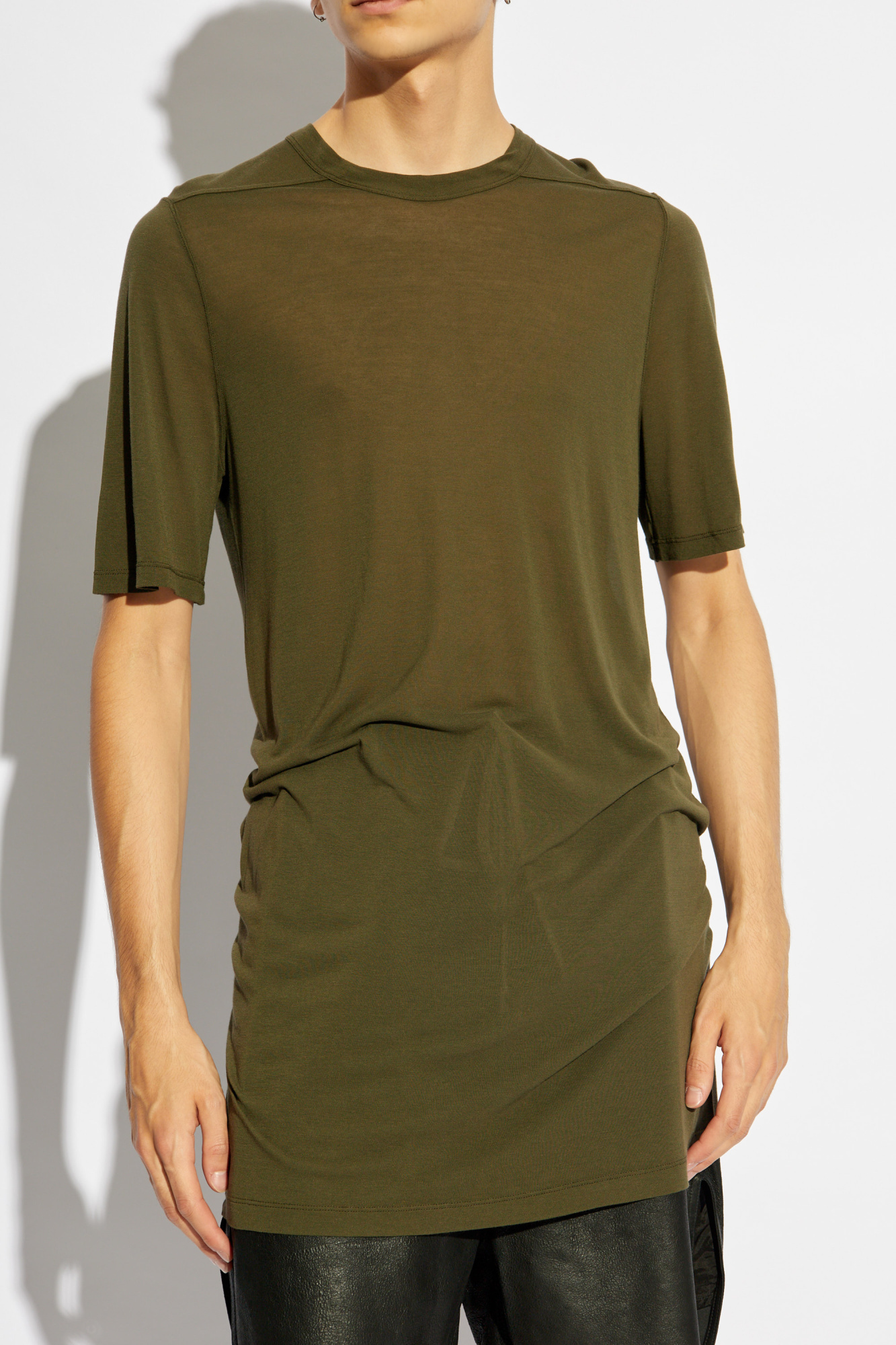 Rick Owens Short-sleeved T-shirt In Green