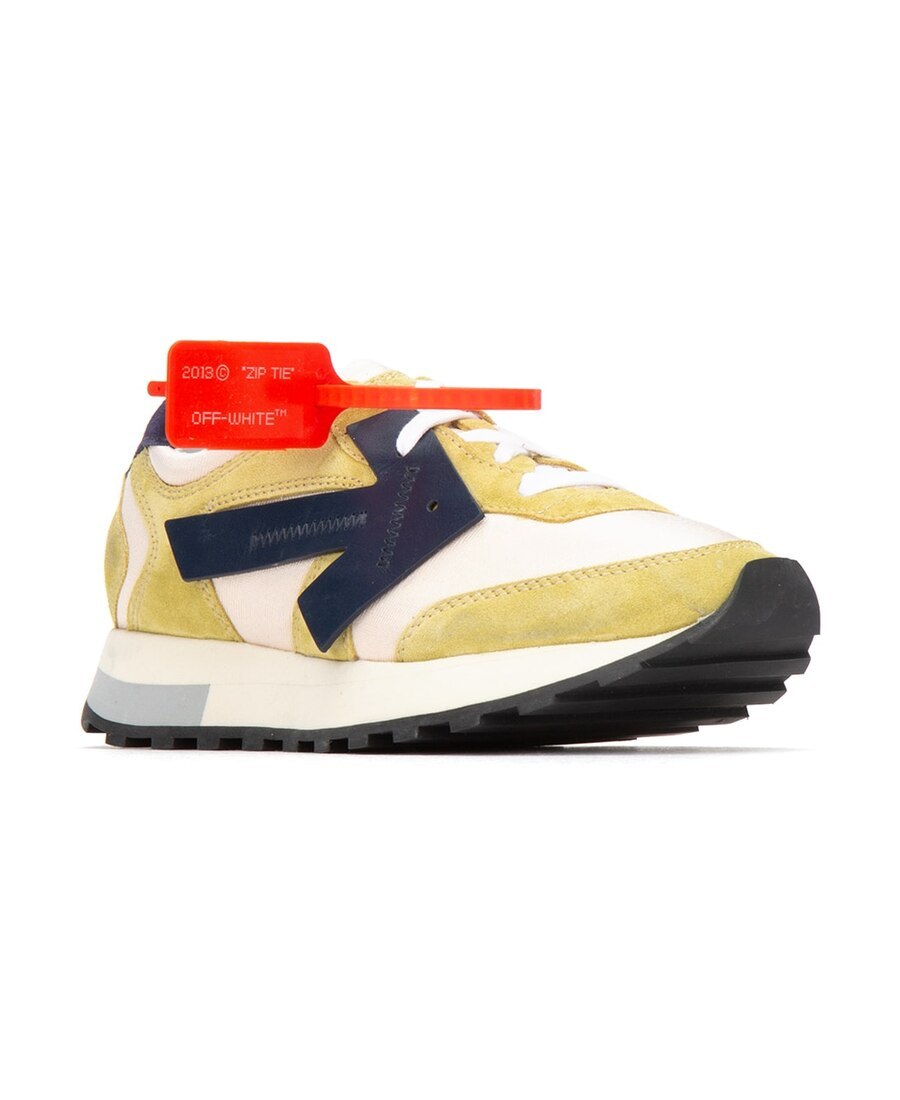 Off-white Runner Leisure Sports Shoes In Multicolor