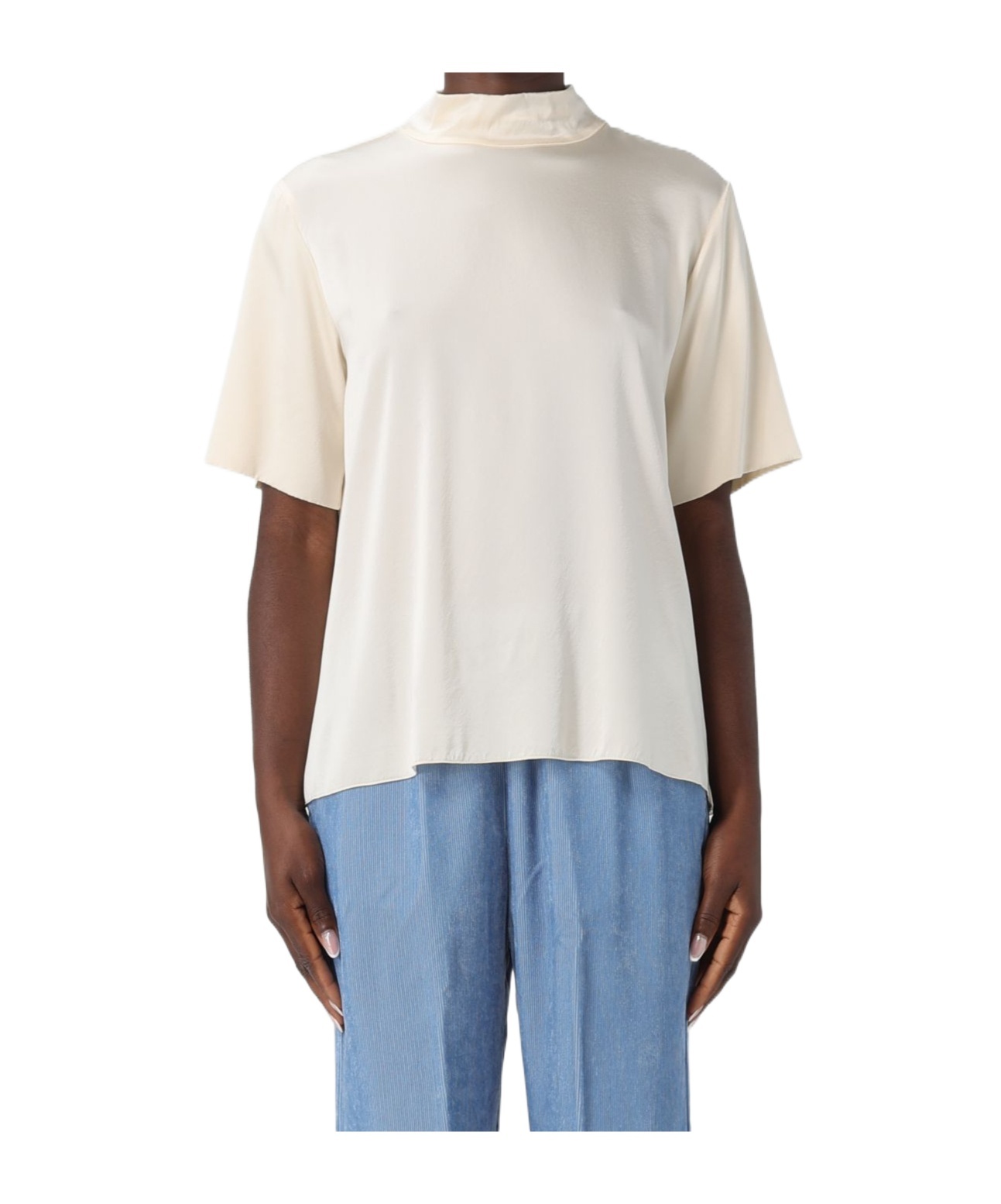 Forte Forte Short-sleeved Cover-up In Multi