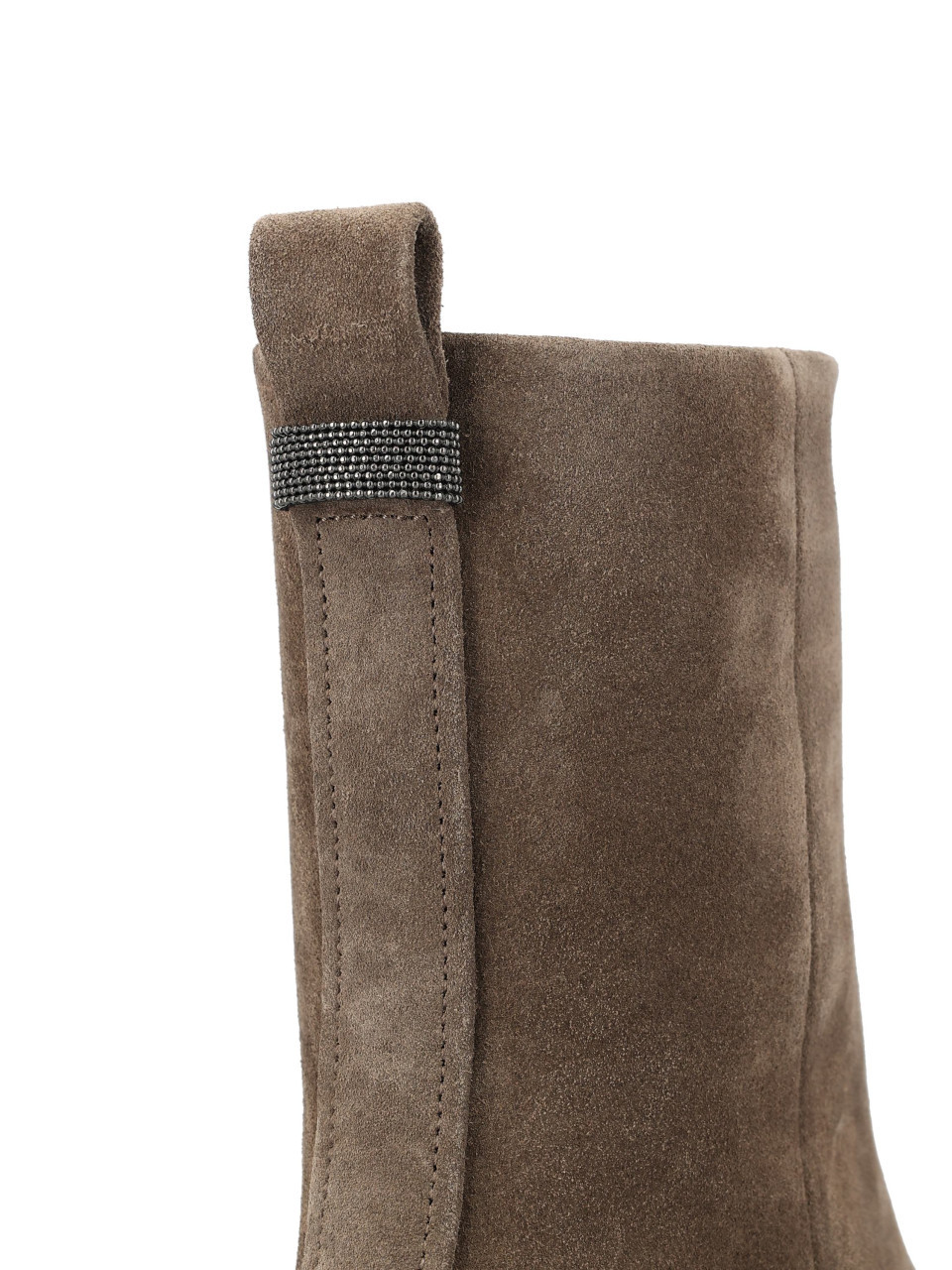 Brunello Cucinelli Zippered Boots In Brown