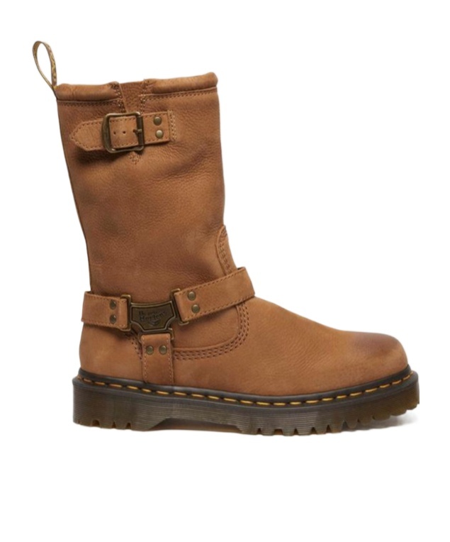 Dr. Martens' Dr. Martens Anistone Harness Boot In Brown