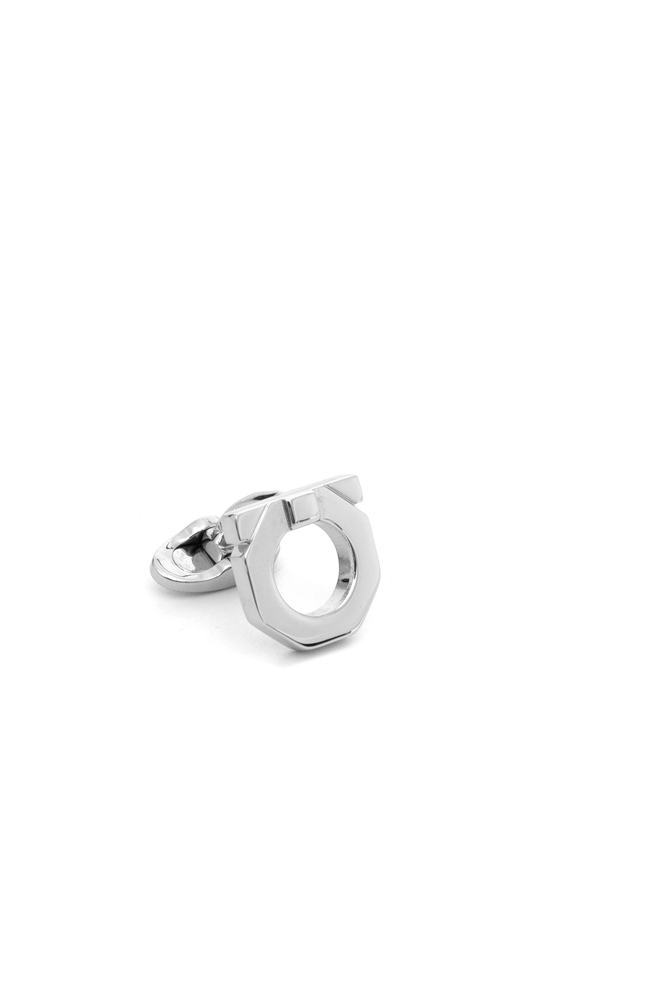 Ferragamo Horse Bit Cuff Buckle In Gray