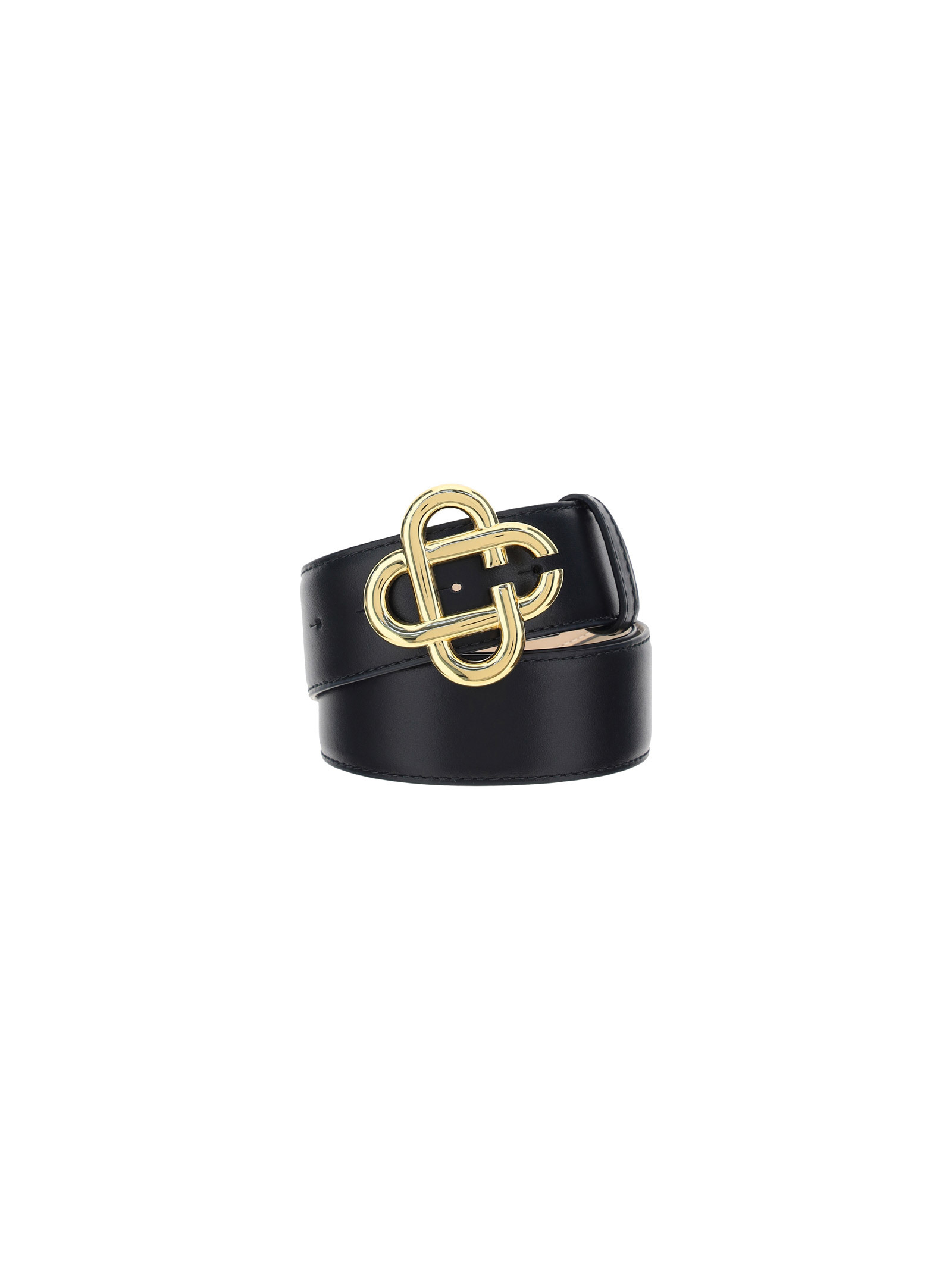 Casablanca Decorative-buckle Leather Belt In Nude