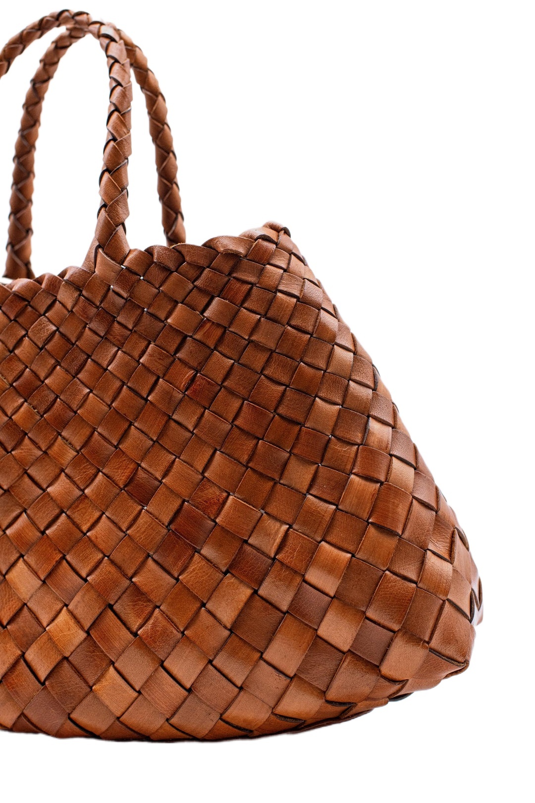 Dragon Diffusion Santa Croce Small Leather Bag In Brown