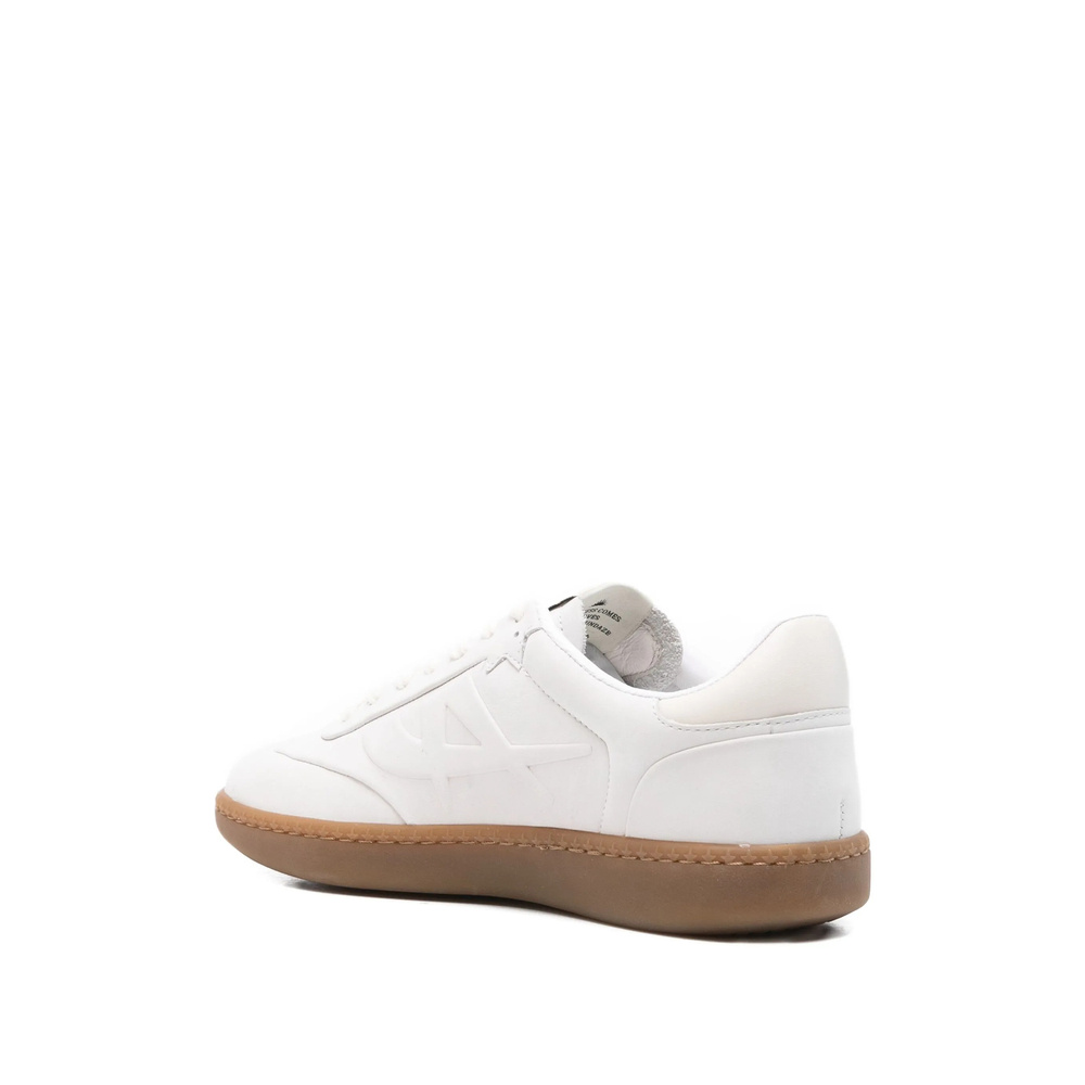 Ash Siena Leather Sneakers In White