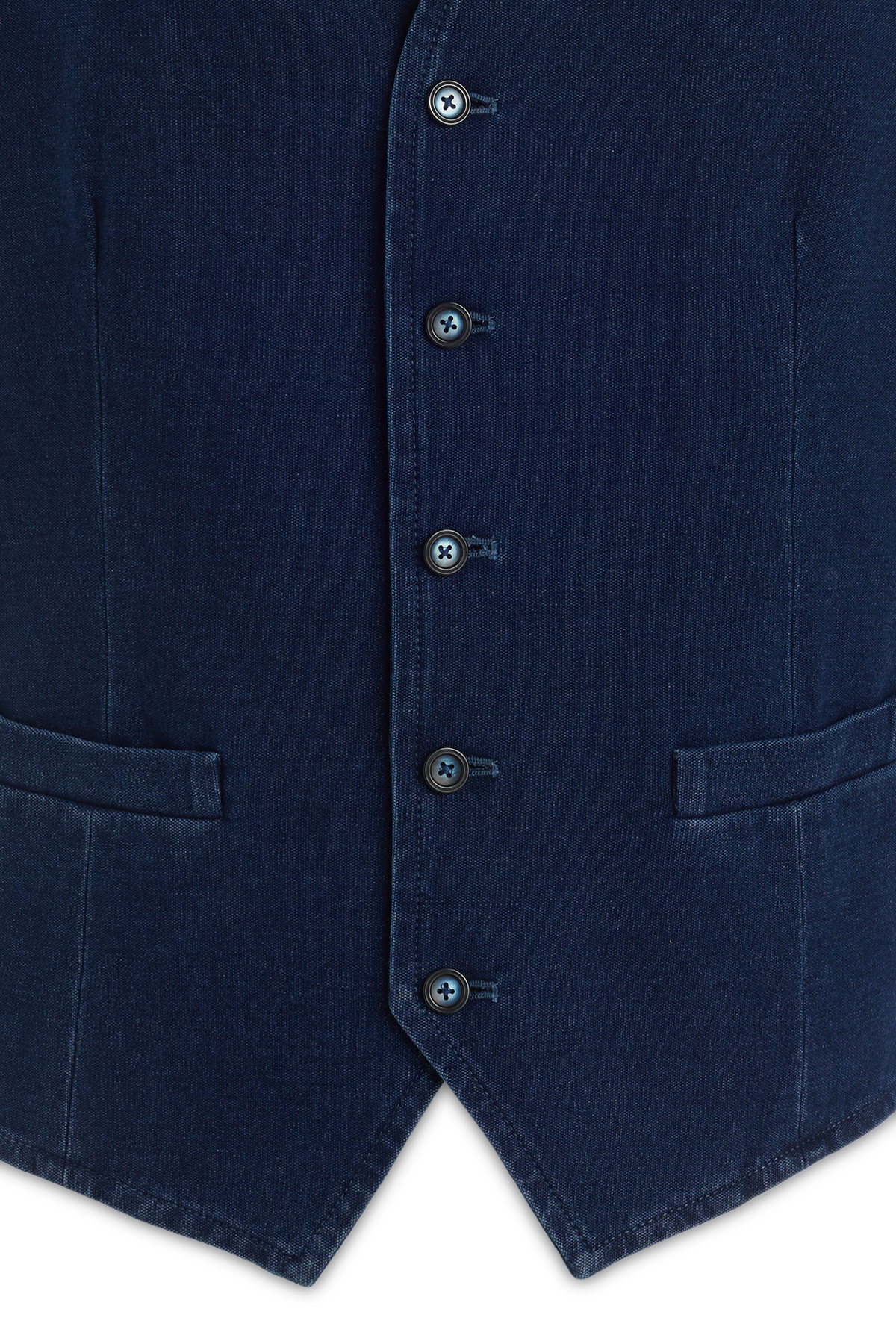 Shop Circolo 1901 V-collar Button Vest In Black