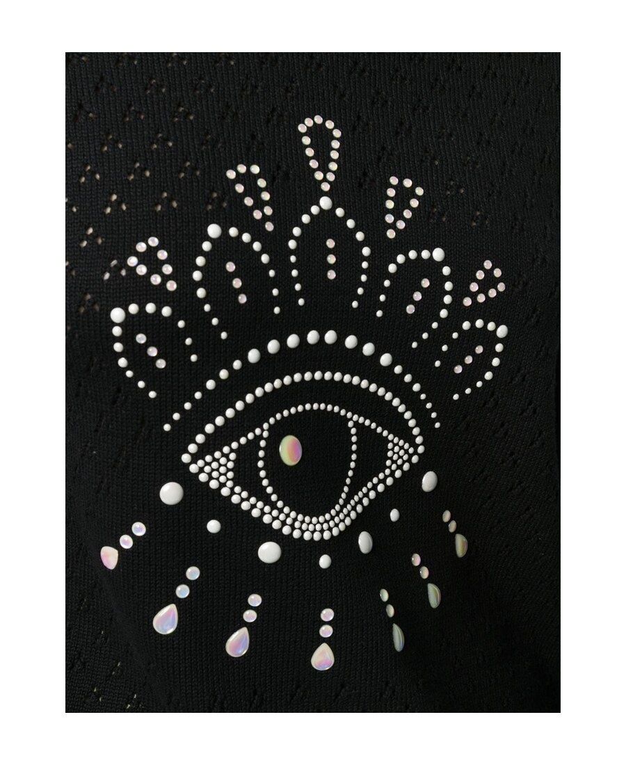 Kenzo Eye Pattern Pullover In Black