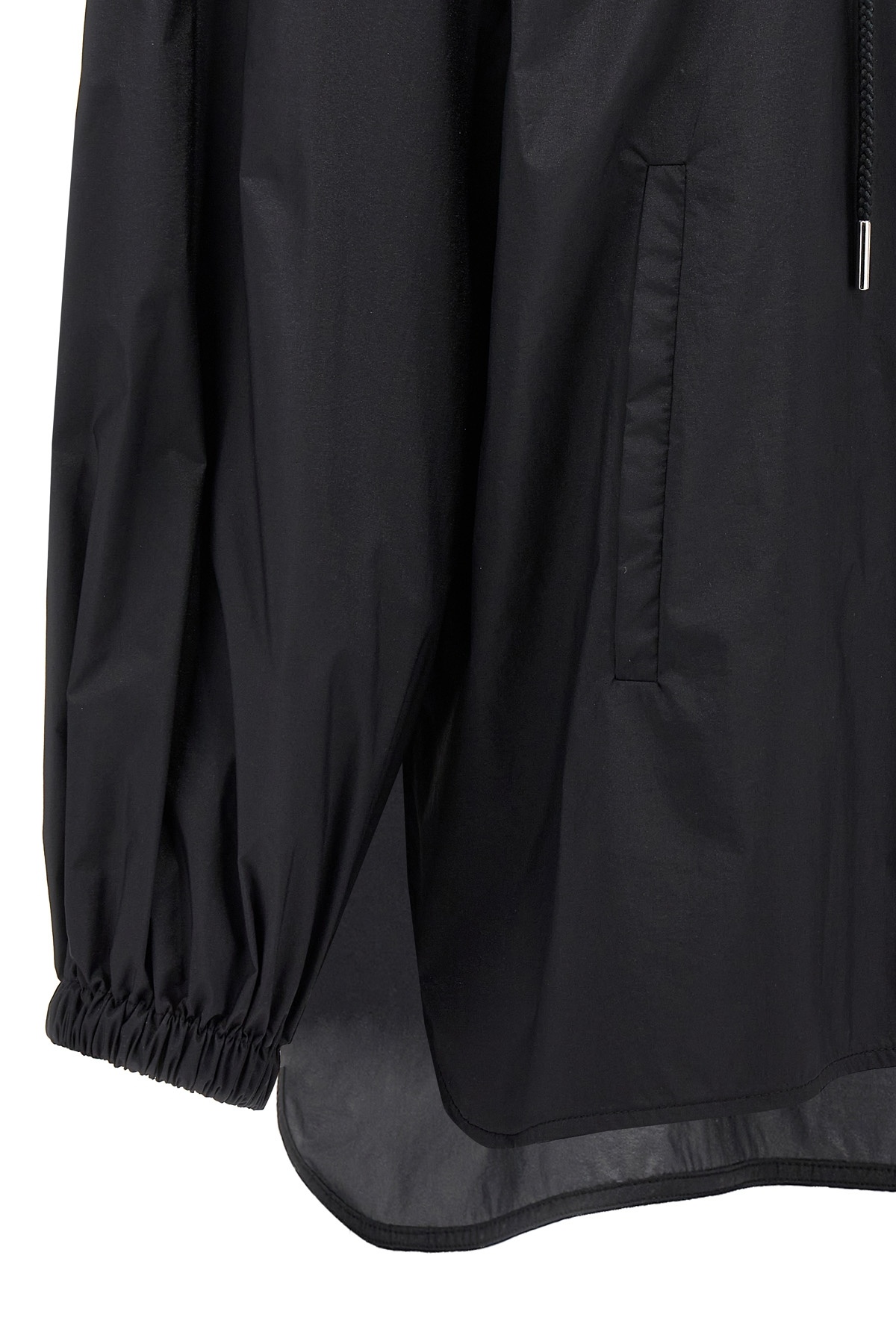 Shop Moncler Zip-up Hooded Jacket In Black