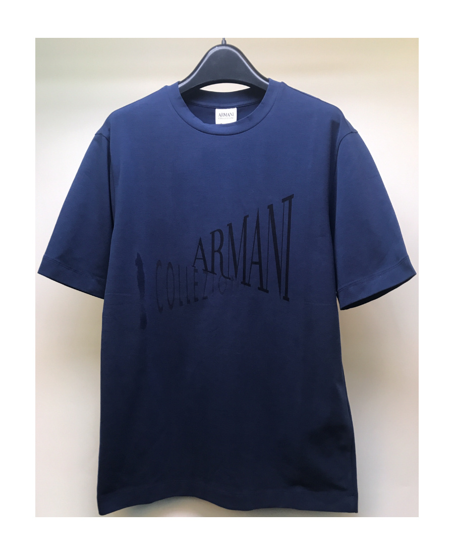 ARMANI COLLEZIONI LOGO DETAILS SHORT-SLEEVED T-SHIRT