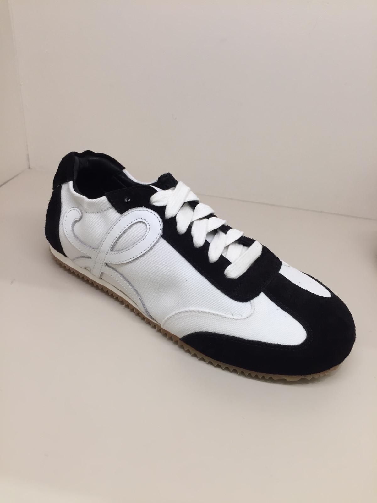 Loewe Monogram Two-tone Leather Sneakers