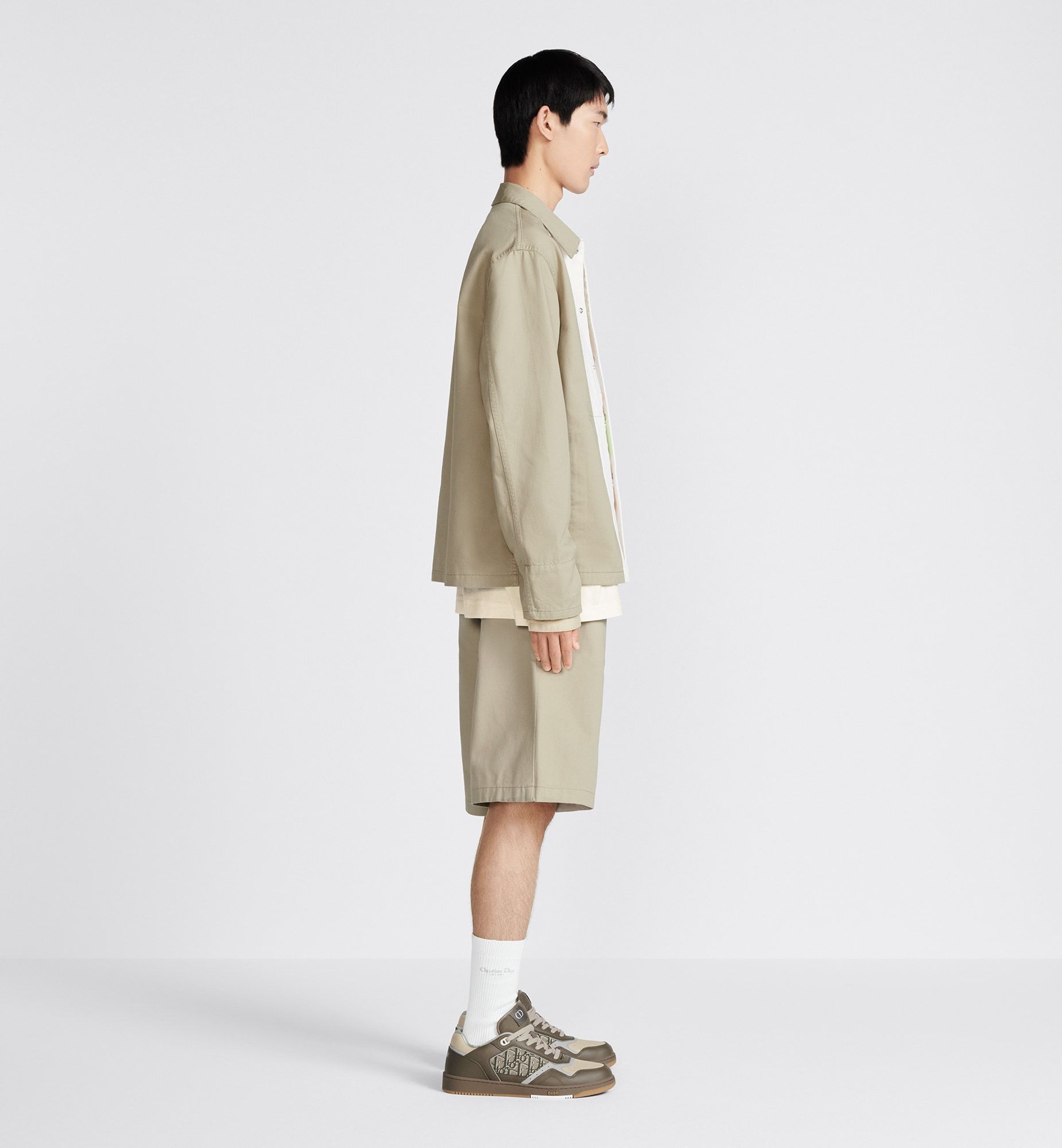 Dior Belt Ring Shorts In White