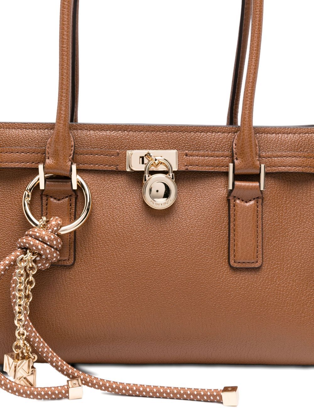 Michael Michael Kors Top-handle Leather Shoulder Bag In Brown