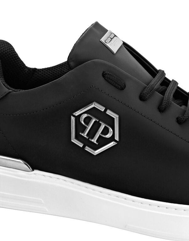 Shop Philipp Plein Logo Details Casual Sports Shoes In Black