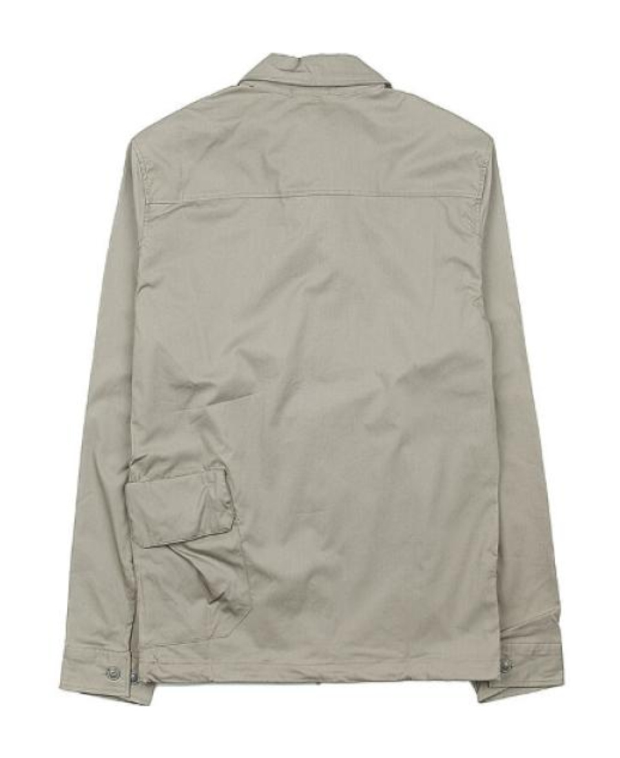 C.p. Company Long-sleeved Casual Jacket In Nude