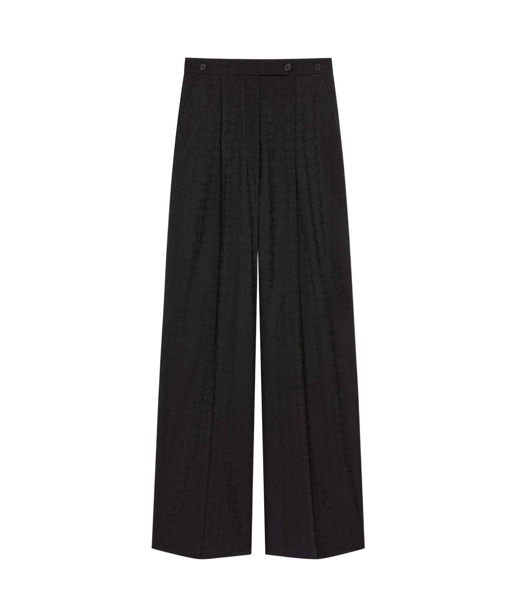 Givenchy Flare Tailored Pants In Wool And Mohair In Black