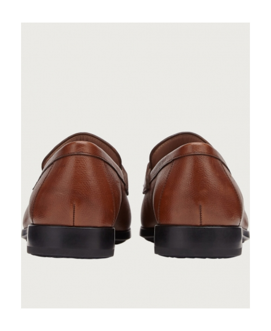 Ferragamo Ree Leather Loafer In Brown