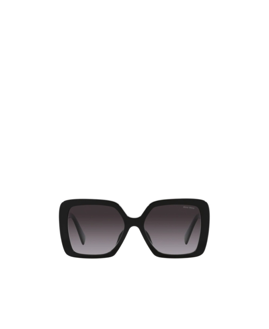 Miu Miu Grey Gradient Square Ladies Sunglasses Mu 10ys 1ab5d1 56 In Black