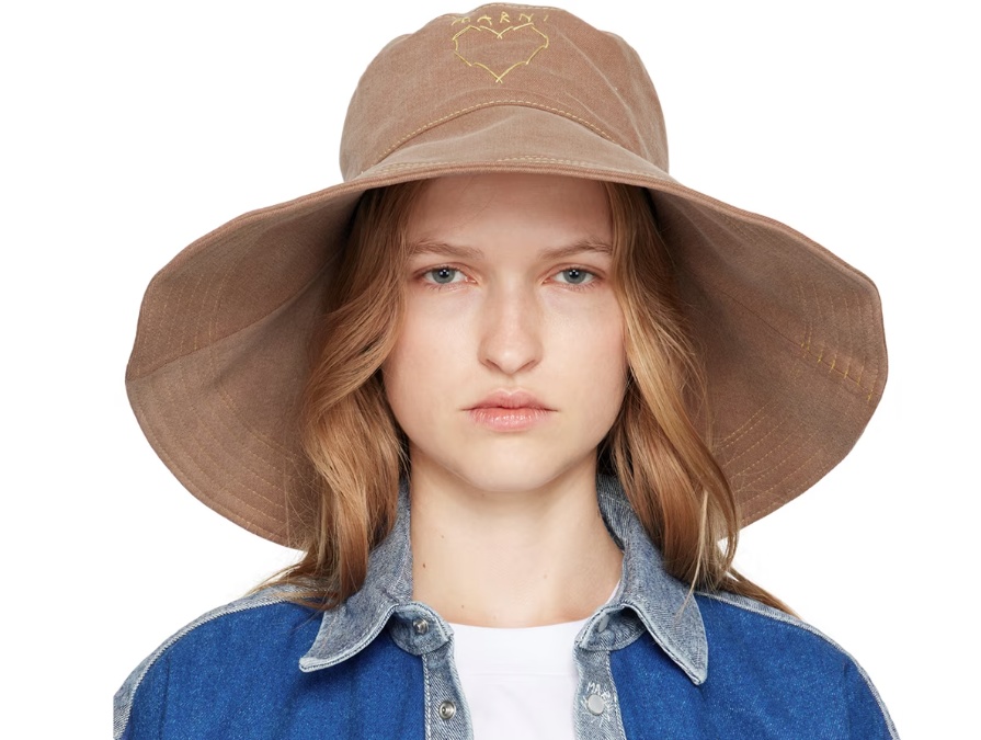 Marni Brown Organic Denim Hat