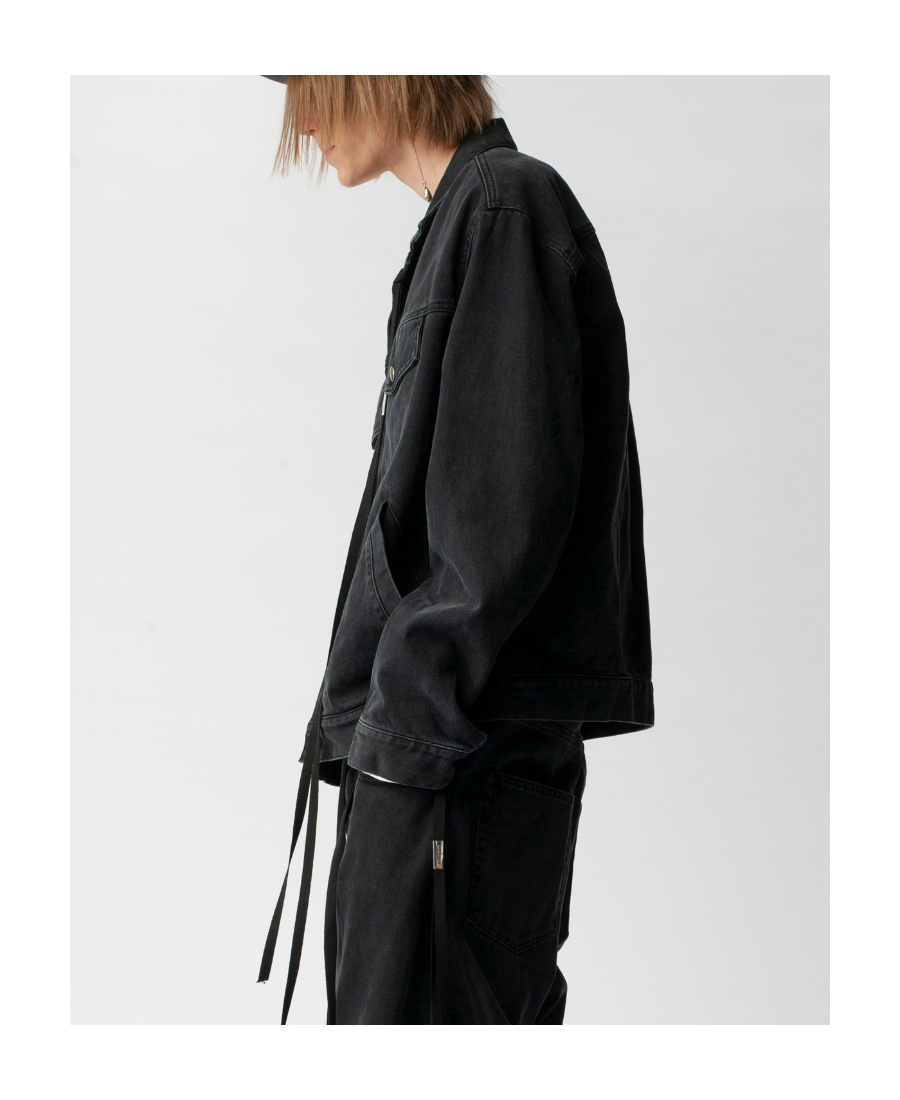 Ann Demeulemeester Olan 5 Pocket High-comfort Jeans In Black